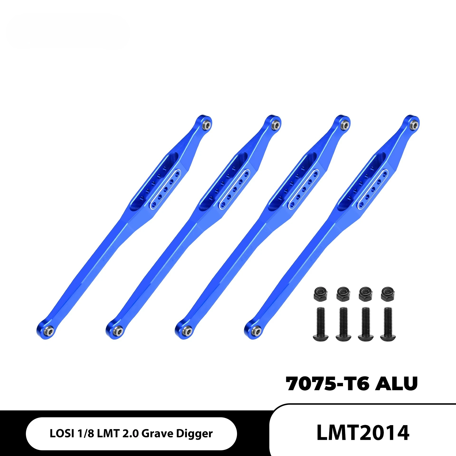 Metal 7075 Lower Connecting Rod Set Modification Parts for LOSI 1/8 LMT 2.0 Grave Digger Upgrade Modification Parts
Metal 7075 Lower Connecting Rod Set Modification Parts for LOSI 1/8 LMT 2.0 Grave Digger Upgrade Modification Parts