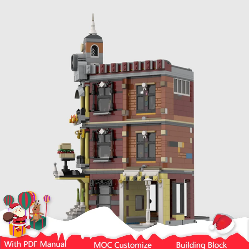Popular 2424 PCS MOC Modular Burger Restaurant Buildings Blocks Assembly Bricks Kids Adults Toy Sets Creative Christmas Gifts
Popular 2424 PCS MOC Modular Burger Restaurant Buildings Blocks Assembly Bricks Kids Adults Toy Sets Creative Christmas Gifts