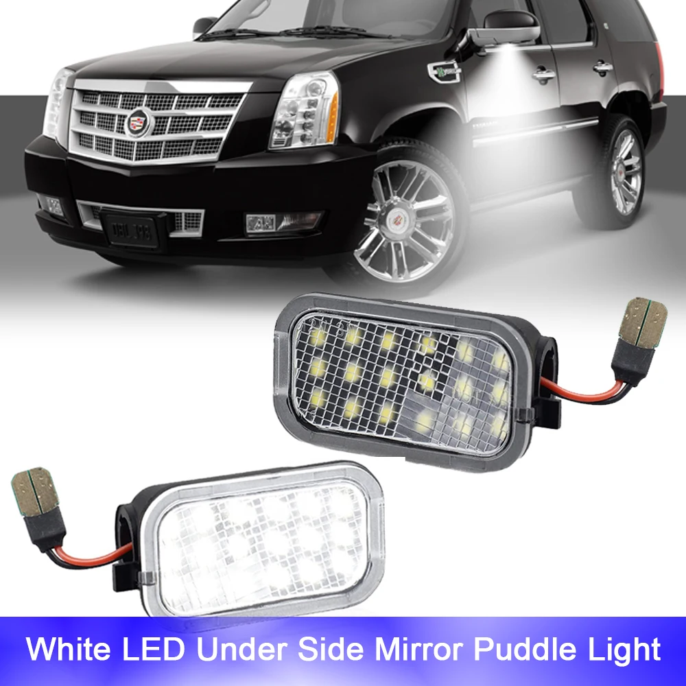 6000K White LED Puddle Lamp Under Side Mirror Courtesy DRL Light For Chevrolet Avalanche Silverado Suburban Tahoe OEM 15874999
6000K White LED Puddle Lamp Under Side Mirror Courtesy DRL Light For Chevrolet Avalanche Silverado Suburban Tahoe OEM 15874999