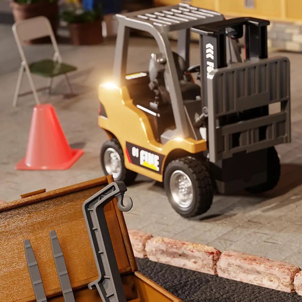 Remote Control Mini Rc Car Forklift Truck 1:64 Desktop Alloy Simulation Engineering Vehicle Sound Emulation Children'S Toys
Remote Control Mini Rc Car Forklift Truck 1:64 Desktop Alloy Simulation Engineering Vehicle Sound Emulation Children'S Toys