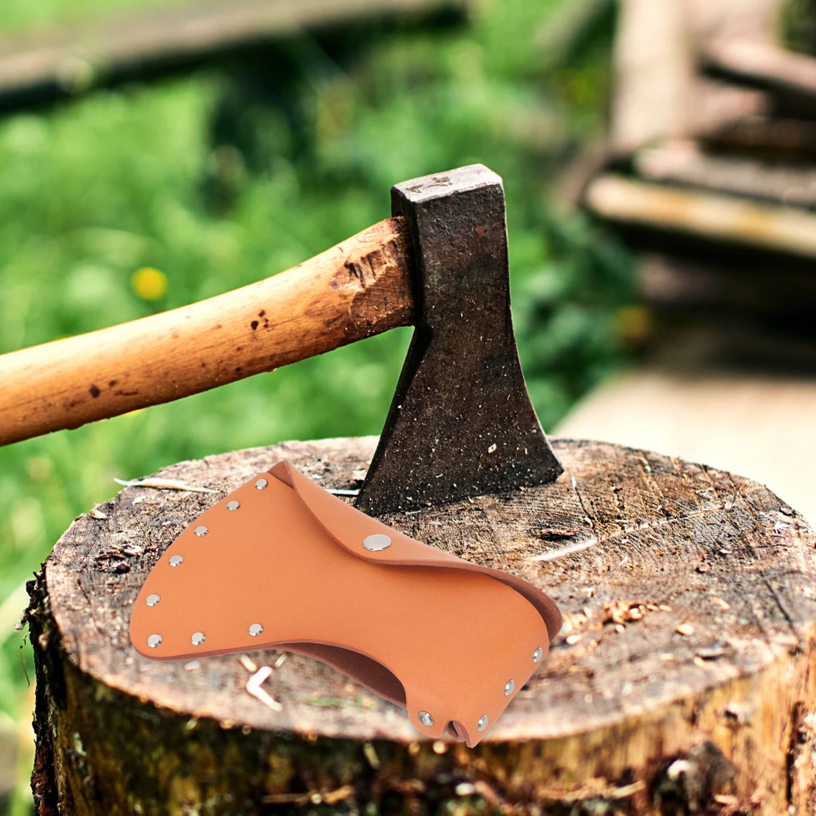 1pc Axe Sheath Durable Protective Hatchet Cover Universal Camping Outdoor Axe Case Tool Pouch Thickened Blade Protector
1pc Axe Sheath Durable Protective Hatchet Cover Universal Camping Outdoor Axe Case Tool Pouch Thickened Blade Protector