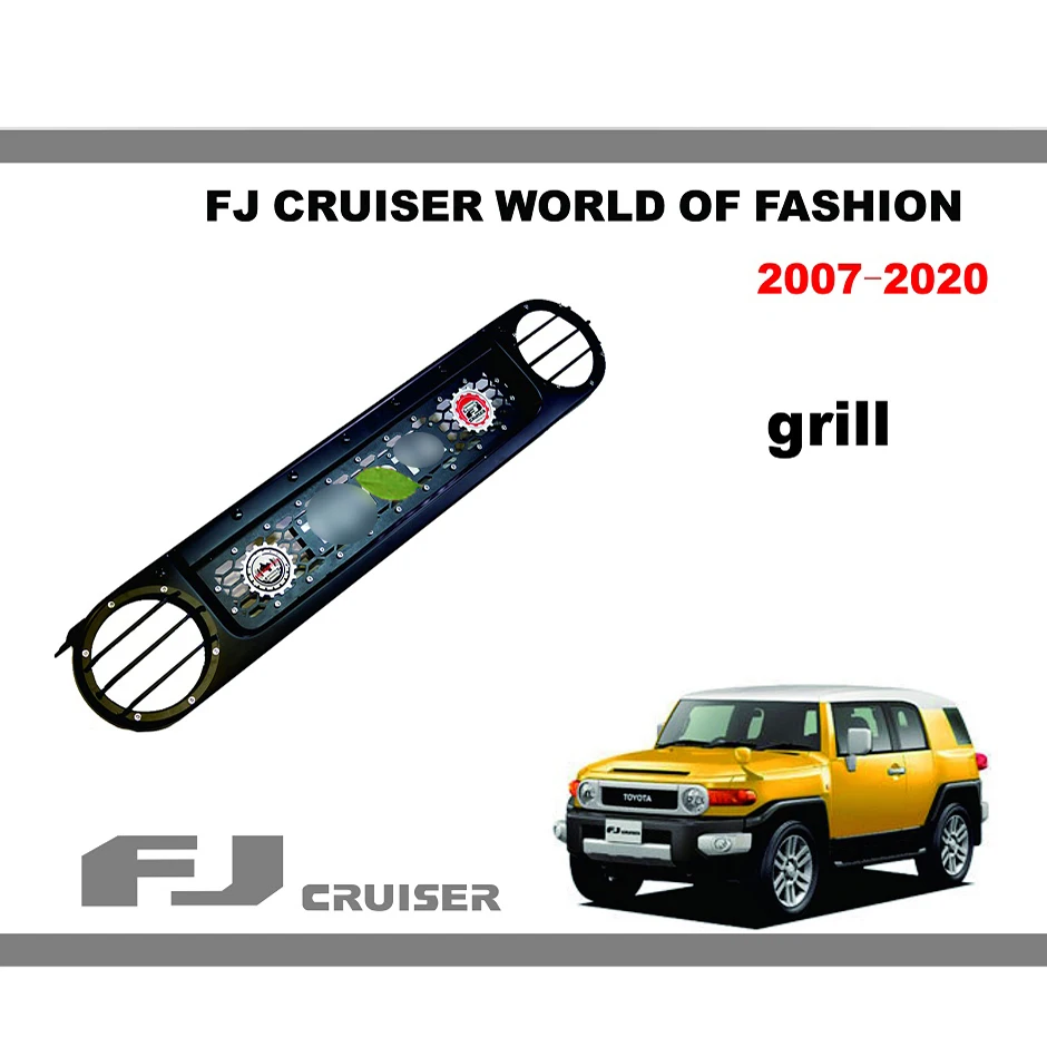 Светодиодные гоночные грили, передний комплект для гриля для Toyota FJ Cruiser, передняя решетка Дарт Вейдер, передняя сетка, решетка радиатора, модифицированные аксессуары 07 ~ 20
Светодиодные гоночные грили, передний комплект для гриля для Toyota FJ Cruiser, передняя решетка Дарт Вейдер, передняя сетка, решетка радиатора, модифицированные аксессуары 07 ~ 20