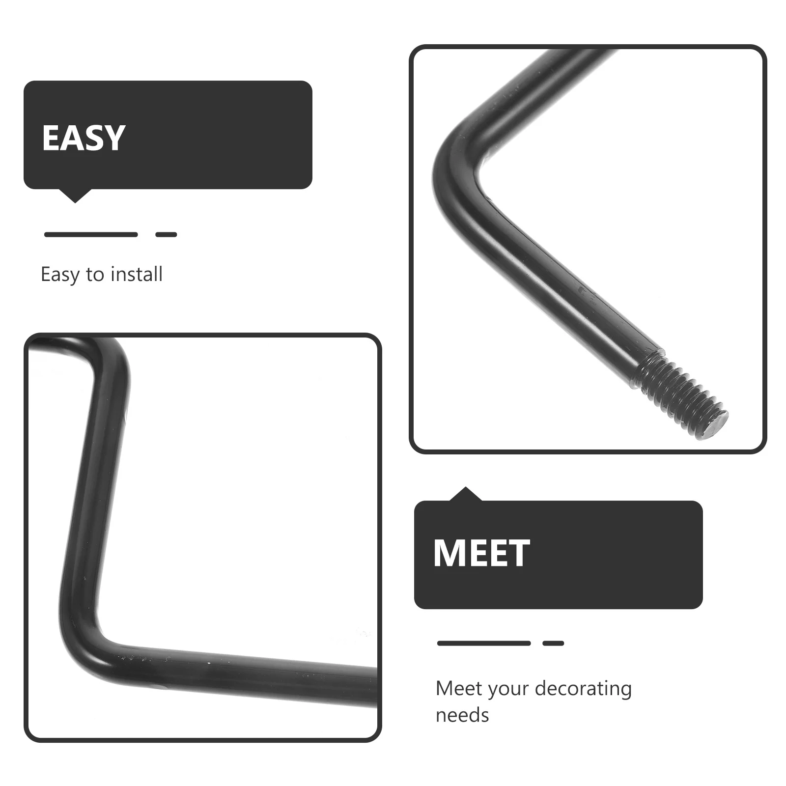 2pcs Outdoor Adjustable Iron Hook Rustic Hanging Plant Bracket For Garden Yard Fence Light Hanger Heavy Duty Planter Holder
2pcs Outdoor Adjustable Iron Hook Rustic Hanging Plant Bracket For Garden Yard Fence Light Hanger Heavy Duty Planter Holder