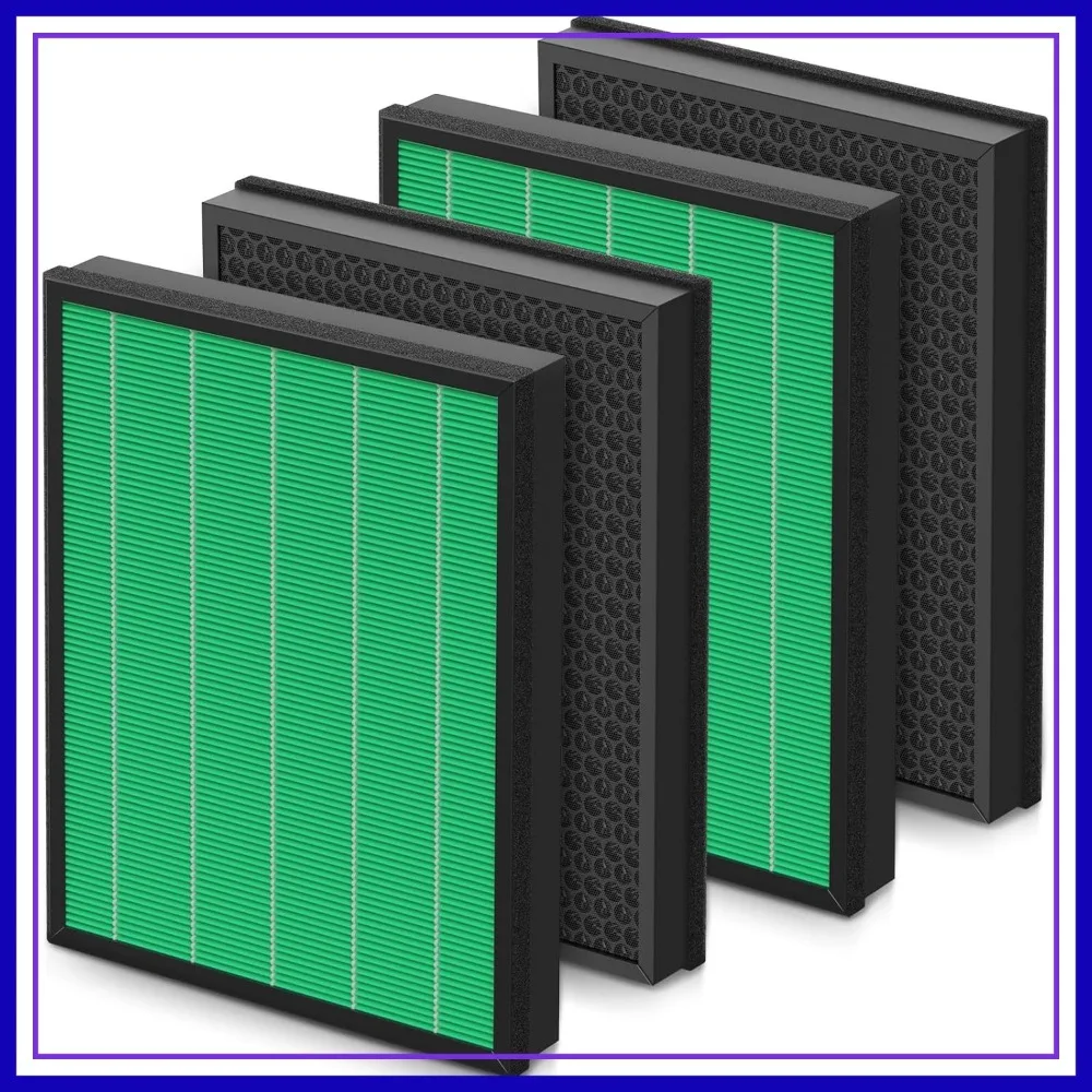 Replacement Filter for Air Purifier, HEPA and Carbon Filter Set, 2 Pack
Replacement Filter for Air Purifier, HEPA and Carbon Filter Set, 2 Pack