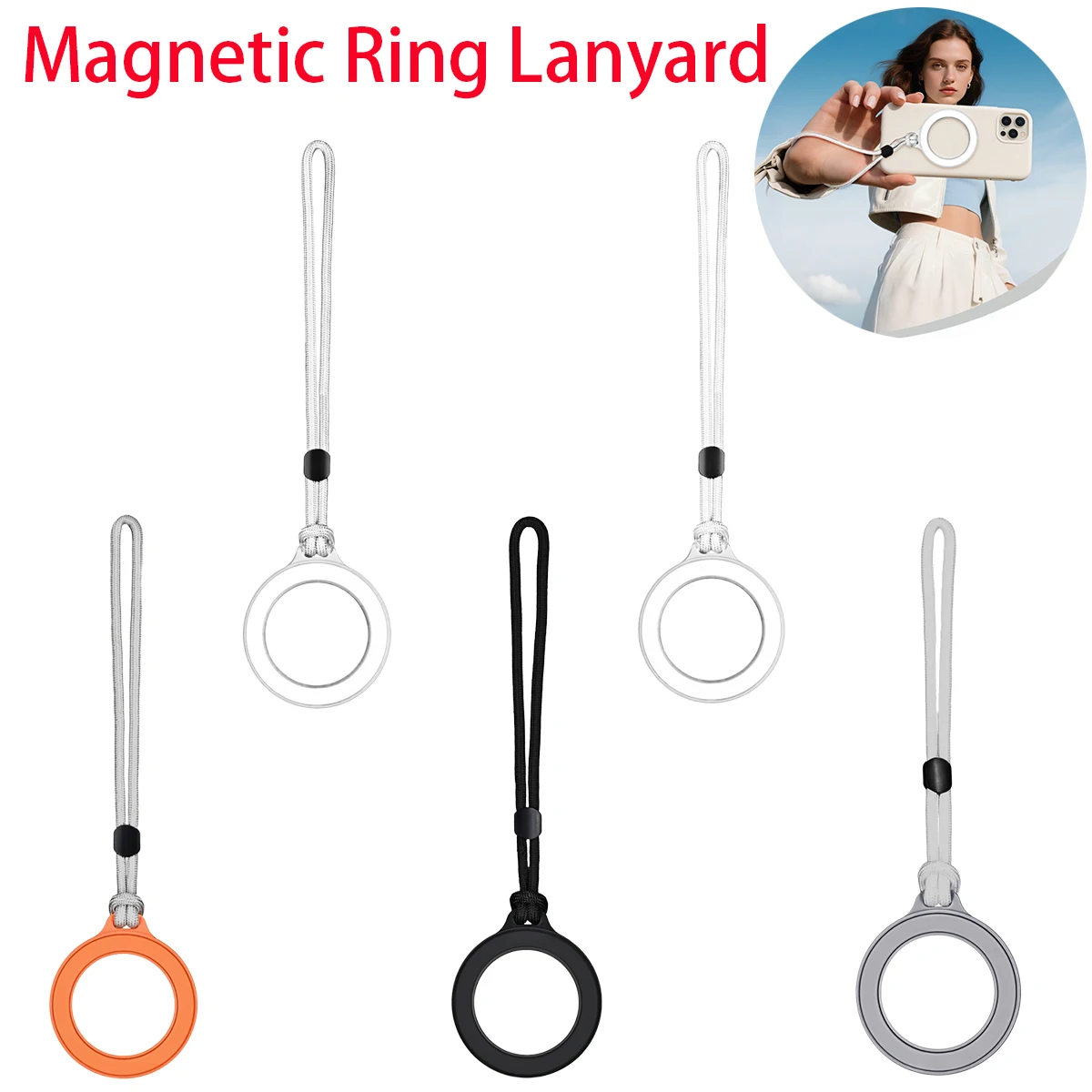 Universal Detachable Mobile Phone Magnetic Ring Lanyard Cellphone Charm Magnet Ring Buckle Wrist Adjustable Bag Strap Accessorie
Universal Detachable Mobile Phone Magnetic Ring Lanyard Cellphone Charm Magnet Ring Buckle Wrist Adjustable Bag Strap Accessorie