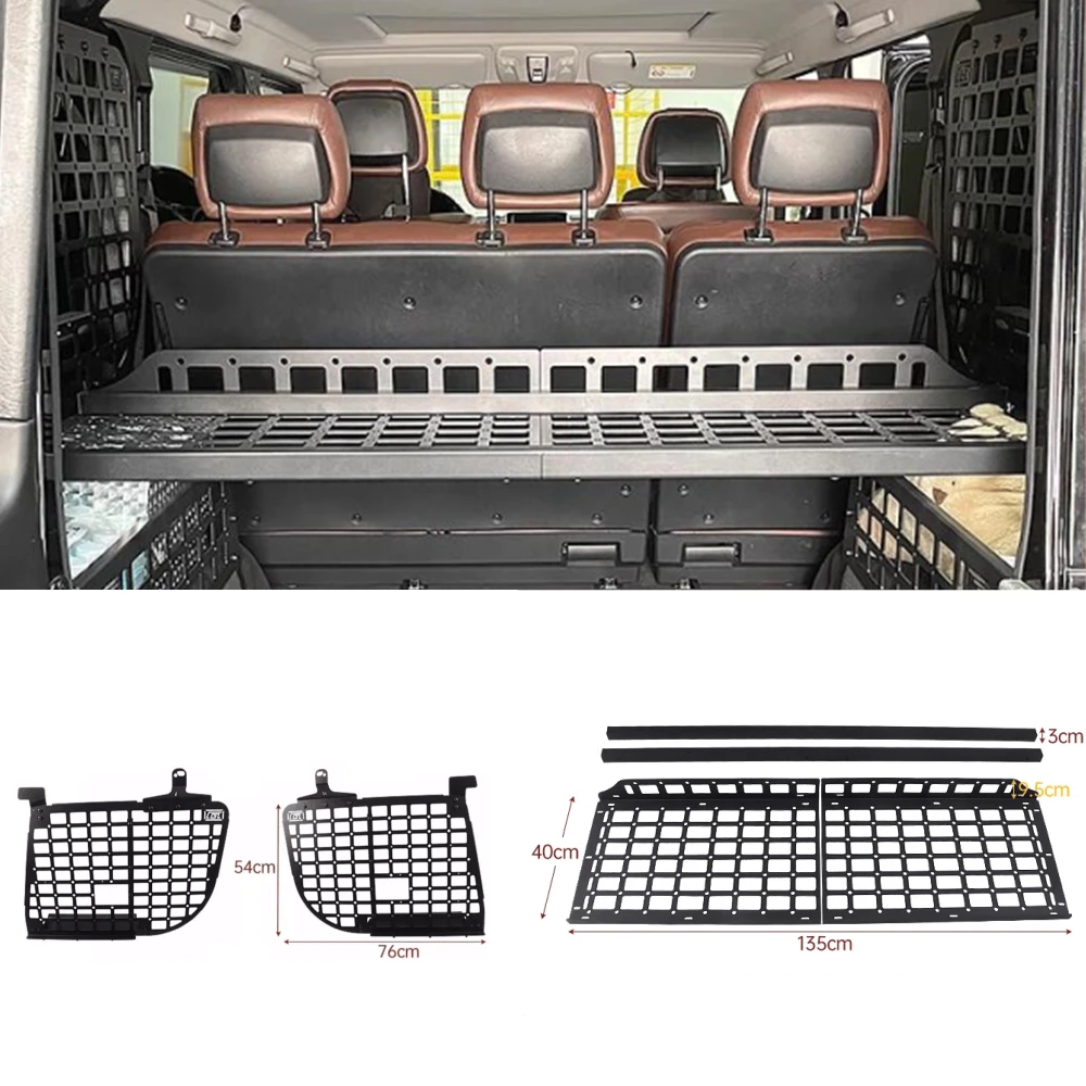 Подходят для Mercedes-Benz G-Class G500 G55 2004-2017, полка для багажника, органайзеры для груза, панели Molle
Подходят для Mercedes-Benz G-Class G500 G55 2004-2017, полка для багажника, органайзеры для груза, панели Molle