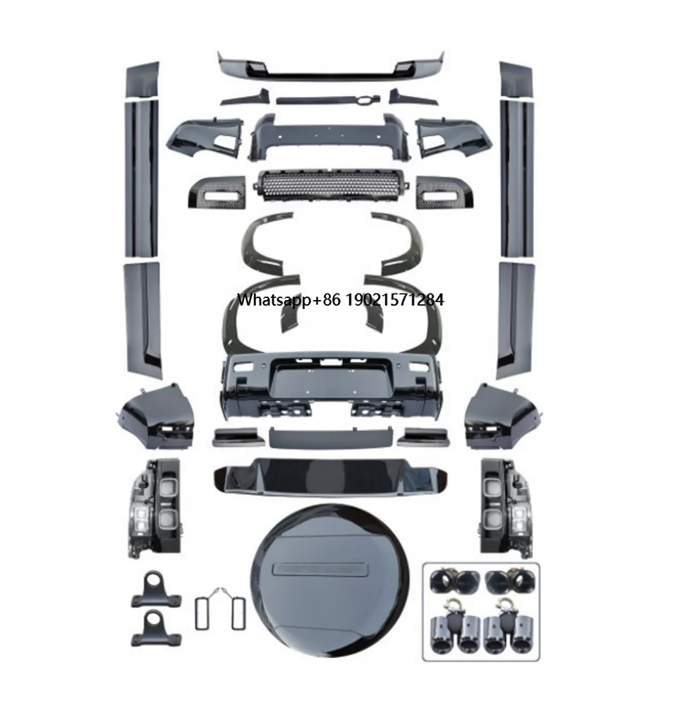Car Accessories L663 New Defender Black Front Rear Bumper 007 Black Full Body Kit for Land Rover 2020+
Car Accessories L663 New Defender Black Front Rear Bumper 007 Black Full Body Kit for Land Rover 2020+
