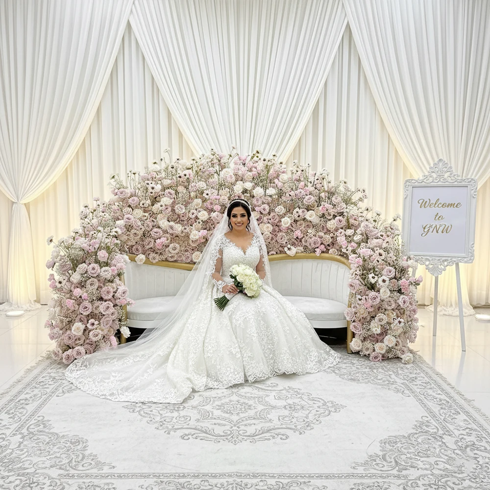 Pink New Type Sofa Artificial Flower Runner For Wedding Decoration Sofa Velvet Flower Design
Pink New Type Sofa Artificial Flower Runner For Wedding Decoration Sofa Velvet Flower Design