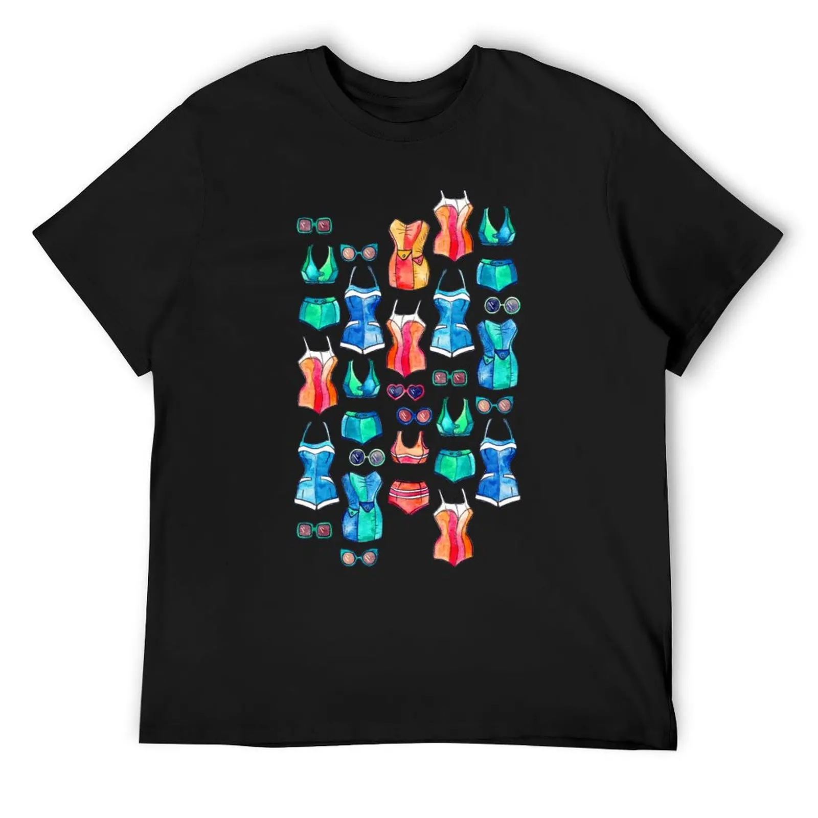Sixties Swimsuits and Sunnies on dark blue T-Shirt plain shirts graphic tee T-shirts for men cotton
Sixties Swimsuits and Sunnies on dark blue T-Shirt plain shirts graphic tee T-shirts for men cotton