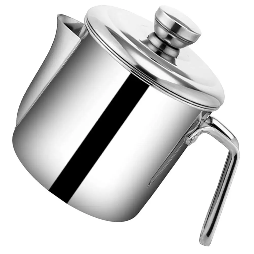 1Set Grease Can Core Filter Stainless Steel Soup Container Oil Storage Pot Strainer Kitchen Cooking Oil Separator Jar Lid Handle
1Set Grease Can Core Filter Stainless Steel Soup Container Oil Storage Pot Strainer Kitchen Cooking Oil Separator Jar Lid Handle