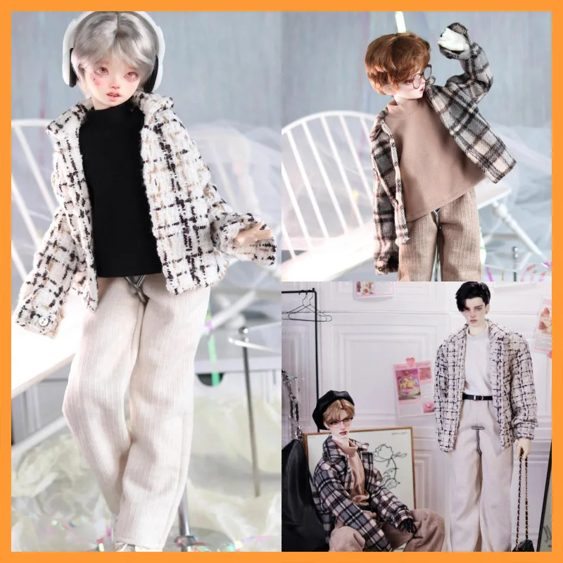 1/4 Scale Color Blocking Design Diamond Grid Jacket Solid Color High Neck Base Loose Wide Leg Pants Set Fit BJD ID75 Uncle Toys
1/4 Scale Color Blocking Design Diamond Grid Jacket Solid Color High Neck Base Loose Wide Leg Pants Set Fit BJD ID75 Uncle Toys