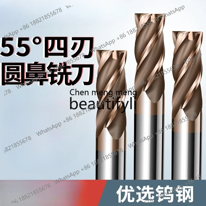 Фреза концевая с закругленным концом 55 градусов, из вольфрамовой стали, с покрытием, для обработки R-образных углов, удлиненная, 4-х режущая
Фреза концевая с закругленным концом 55 градусов, из вольфрамовой стали, с покрытием, для обработки R-образных углов, удлиненная, 4-х режущая