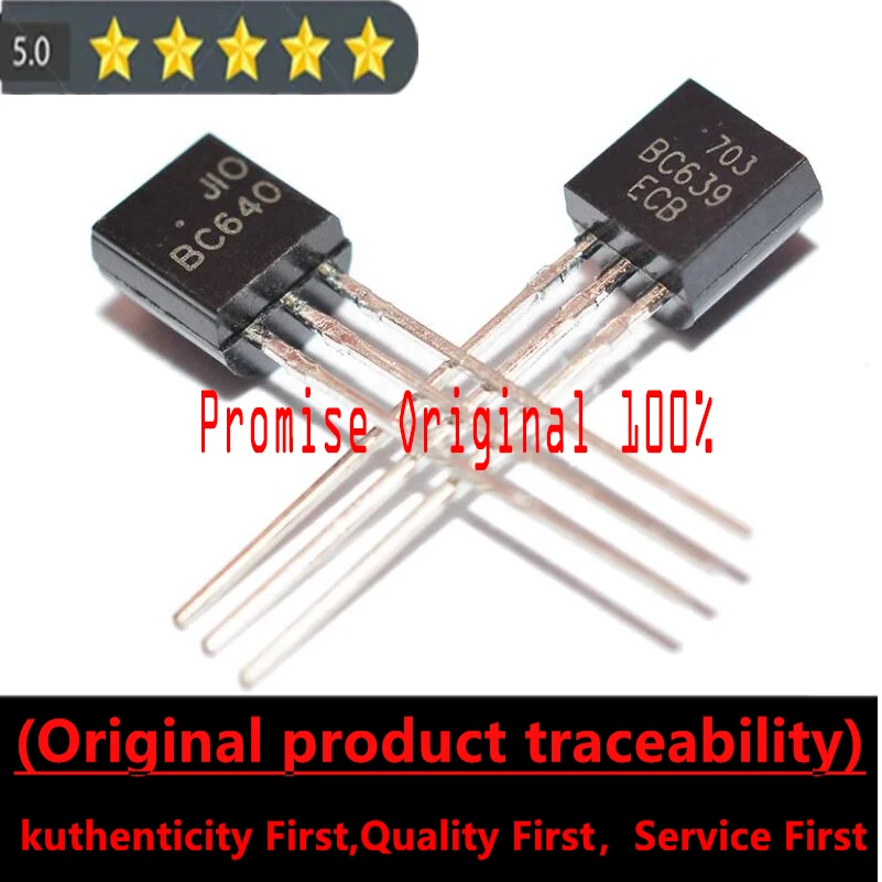 Оригинальный 100% низкомощный транзистор BC639 BC640 to-92 100 в 1A пара транзисторов
Оригинальный 100% низкомощный транзистор BC639 BC640 to-92 100 в 1A пара транзисторов