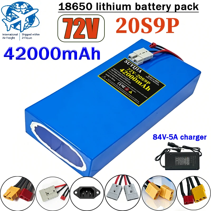 72V 20S9P 42000mAh 18650 lithium battery pack suitable for vehicles energy storage machinery
72V 20S9P 42000mAh 18650 lithium battery pack suitable for vehicles energy storage machinery