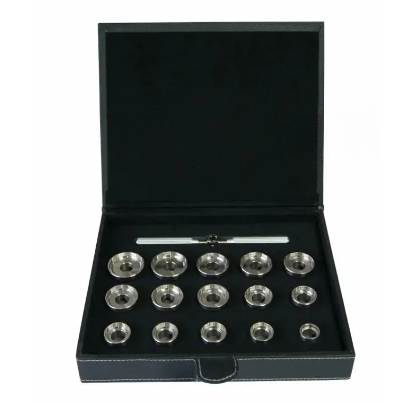 15pcs Stainless Steel Watch Case Opening Dies for Breitling Caseback Removal 
15pcs Stainless Steel Watch Case Opening Dies for Breitling Caseback Removal