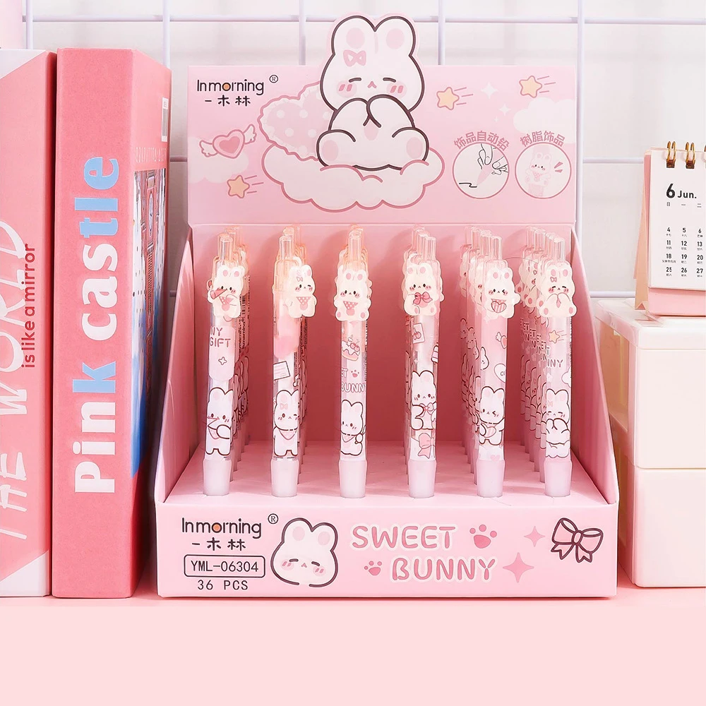 36 pcs/lot Kawaii Rabbit Mechanical Pencil Cute 0.5MM Drawing Writing Automatic Pen School Office Supplies
36 pcs/lot Kawaii Rabbit Mechanical Pencil Cute 0.5MM Drawing Writing Automatic Pen School Office Supplies