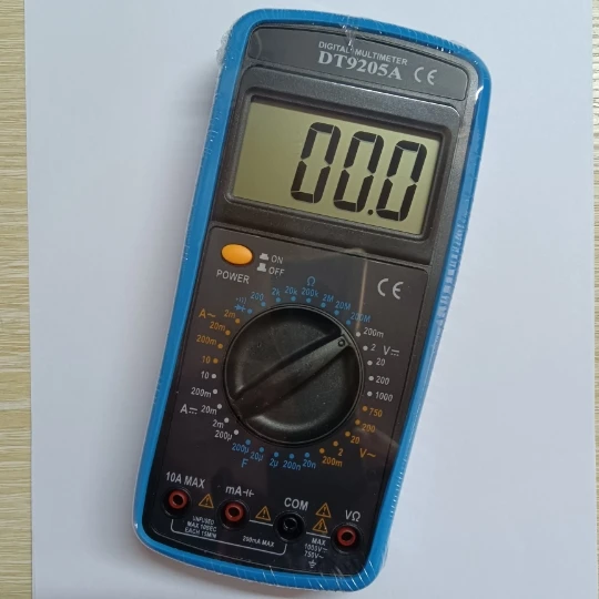Stable Digital multimeter DT9205A universal portable multimeter with sheath capacitance measurement
Stable Digital multimeter DT9205A universal portable multimeter with sheath capacitance measurement