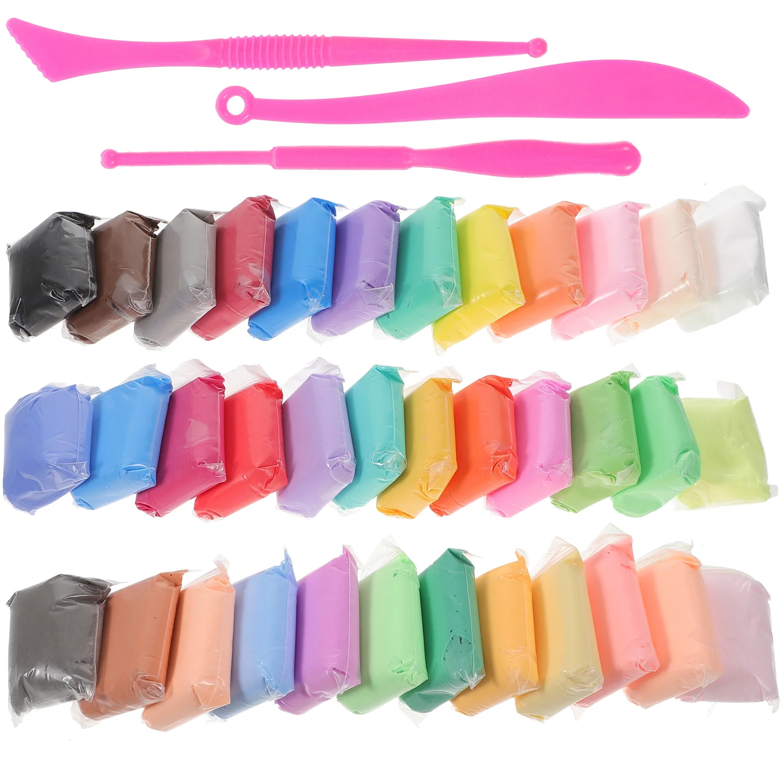 Air Dry Clay for Kids Children's Set Craft Kit Kneading Sculpting Tools Crafts Dryer Toys Bright Color DIY Colorful Polymer
Air Dry Clay for Kids Children's Set Craft Kit Kneading Sculpting Tools Crafts Dryer Toys Bright Color DIY Colorful Polymer