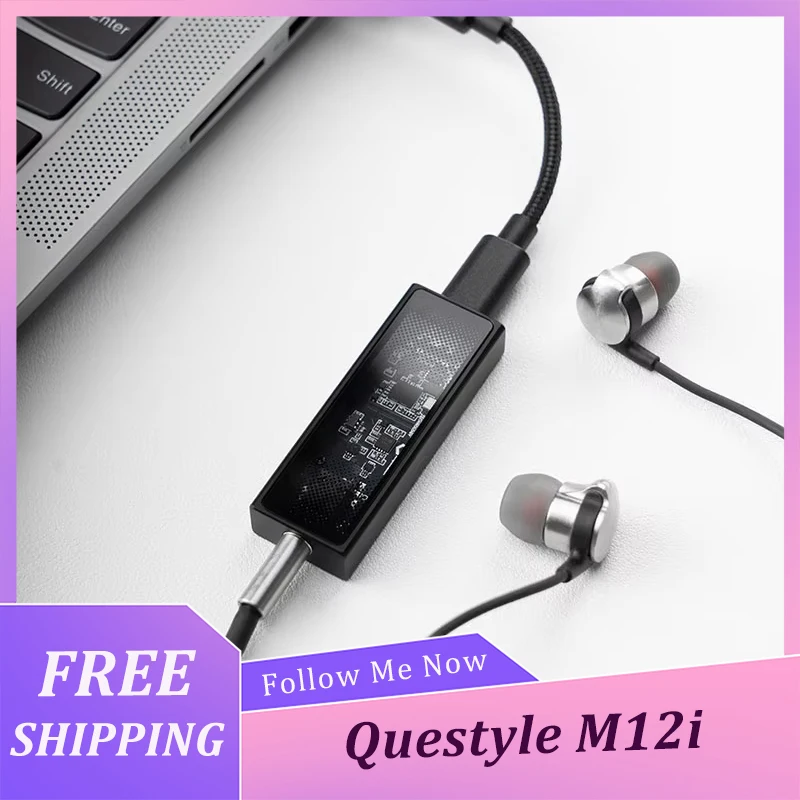 QUESTYLE M12i Portable Headphone Power Amplifier HIFI Sound Quality PCM DSD512 USB Headphone Amplifier DAC AMP For IOS Andriod
QUESTYLE M12i Portable Headphone Power Amplifier HIFI Sound Quality PCM DSD512 USB Headphone Amplifier DAC AMP For IOS Andriod