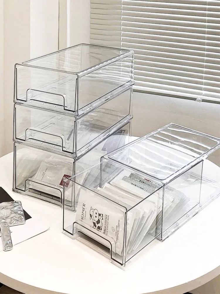 Desktop Pull-out Bathroom Storage Box Pillbox Storage Rack Medicine Box Multi-layer DIY Stackable Transparent Visual Make-up Box
Desktop Pull-out Bathroom Storage Box Pillbox Storage Rack Medicine Box Multi-layer DIY Stackable Transparent Visual Make-up Box