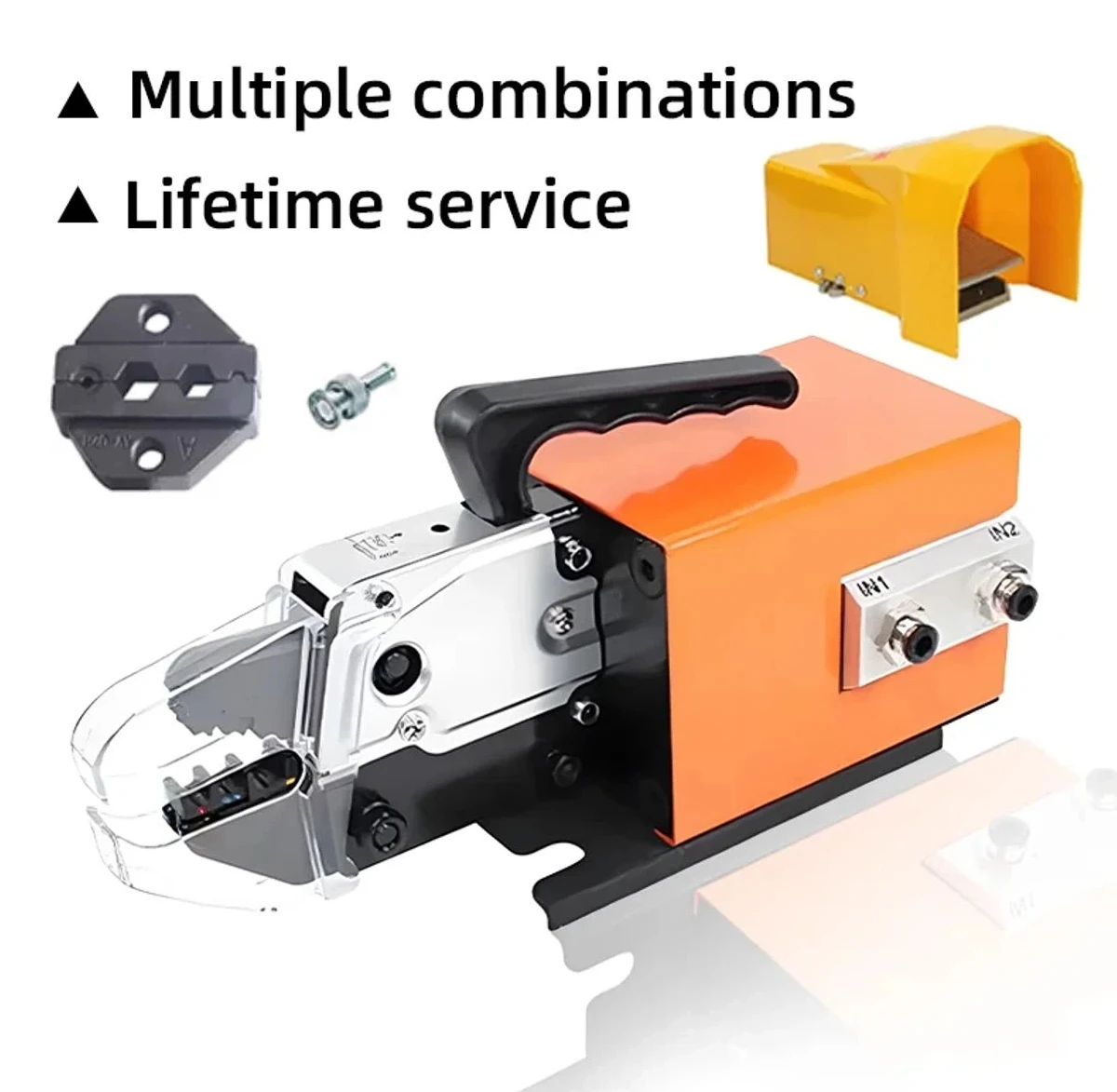 AM-10 Pneumatic Wire Criming Machine Pneumatic Terminal Crimping Tool
AM-10 Pneumatic Wire Criming Machine Pneumatic Terminal Crimping Tool