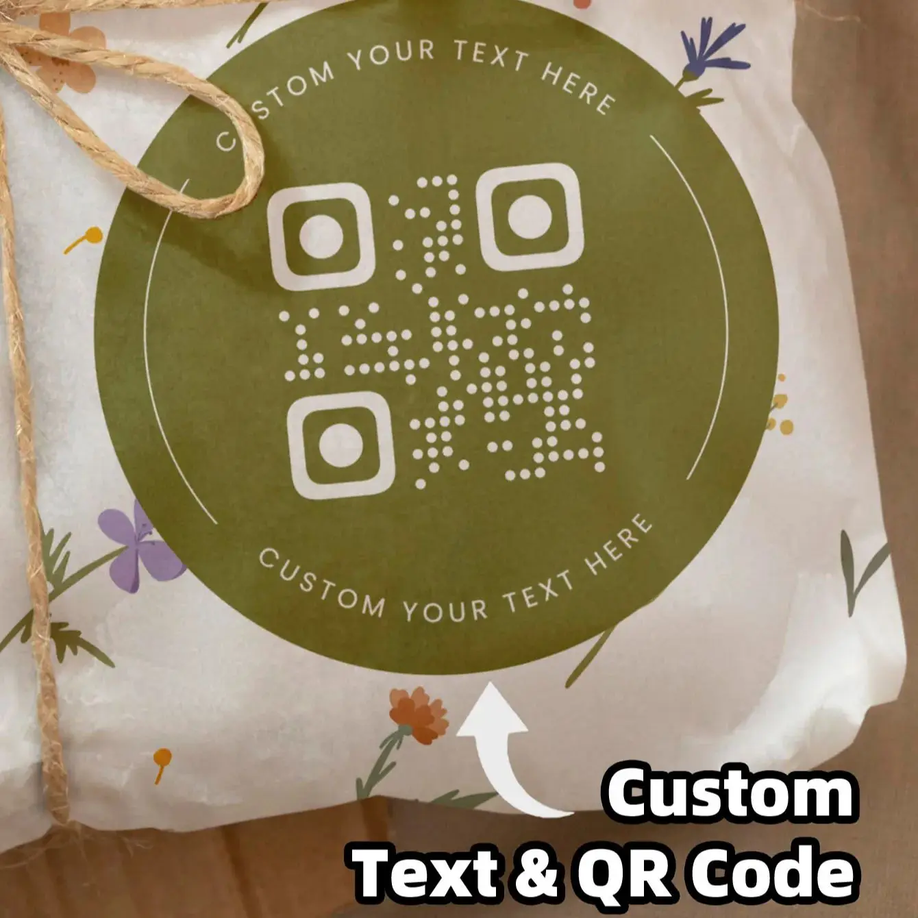 1/60/120pcs custom QR code round stickers, can be printed with any text/image, perfect for parties, labels, and packaging.
1/60/120pcs custom QR code round stickers, can be printed with any text/image, perfect for parties, labels, and packaging.