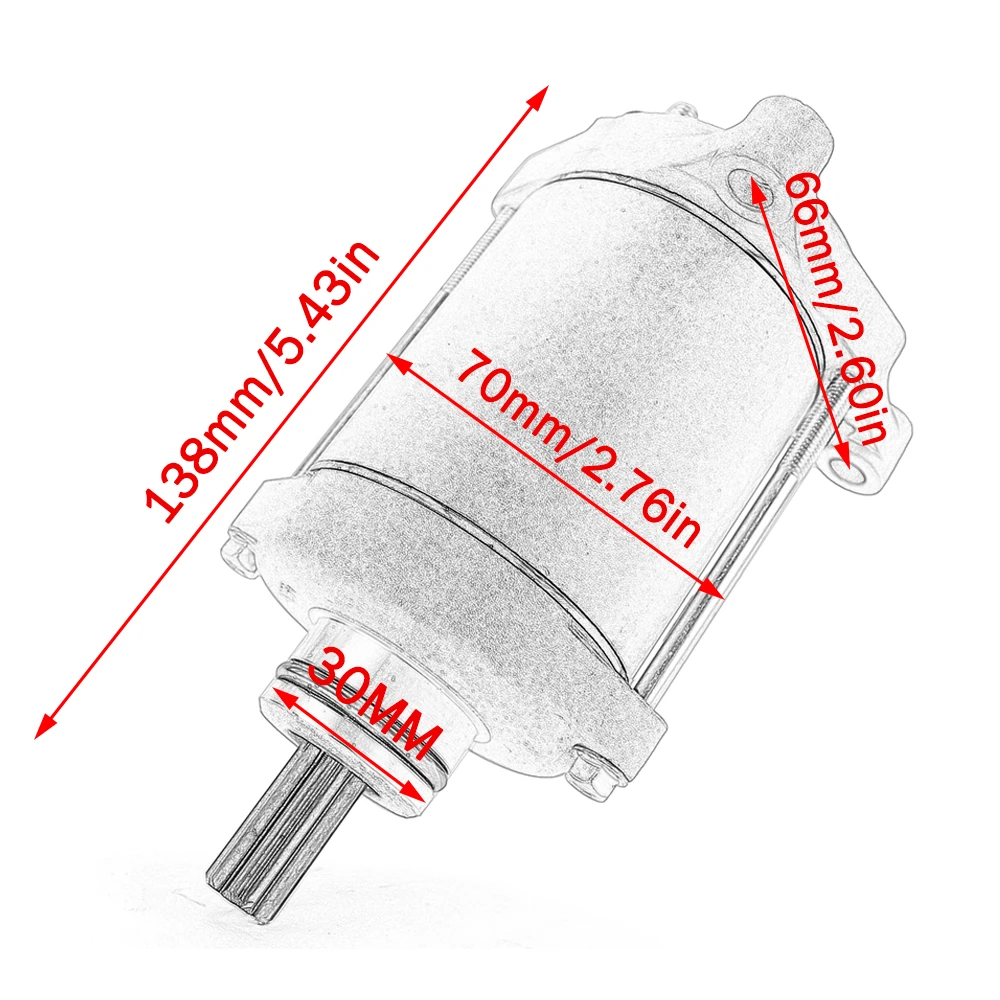 Starter Motor For Kawasaki ZR1000 Z H2 SE ZX1000 Ninja H2 SX SE H2 Carbon H2R 21163-0788 21163-0767 21163-0750
Starter Motor For Kawasaki ZR1000 Z H2 SE ZX1000 Ninja H2 SX SE H2 Carbon H2R 21163-0788 21163-0767 21163-0750