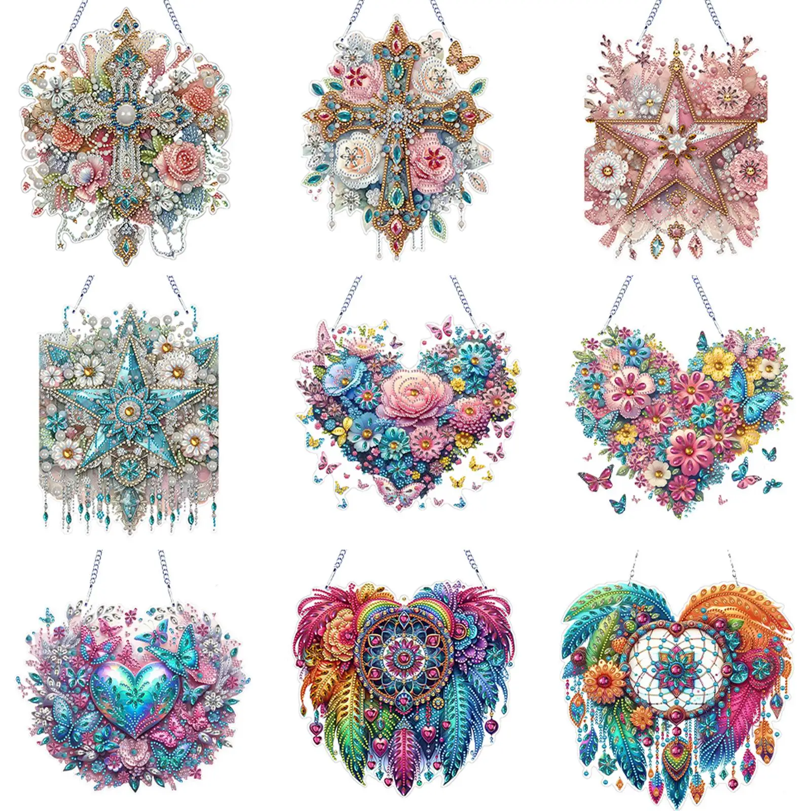 Цветок 2D/плоский DIY специальной формы подвесные алмазные художественные наборы набор алмазной живописи Алмазный художественный кулон украшение дома стены ремесла
Цветок 2D/плоский DIY специальной формы подвесные алмазные художественные наборы набор алмазной живописи Алмазный художественный кулон украшение дома стены ремесла