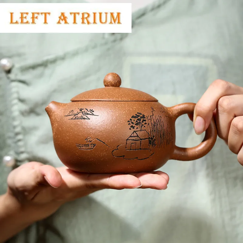 320ml Chinese Purple Clay Tea Pot Handmade Filter Xishi Beauty Teapot Customized Yixing Zisah Tea Infuser Tradition Teaware
320ml Chinese Purple Clay Tea Pot Handmade Filter Xishi Beauty Teapot Customized Yixing Zisah Tea Infuser Tradition Teaware