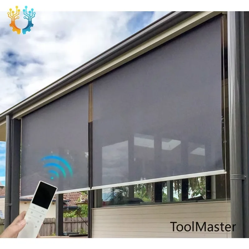【2026】US Canada Hot Selling Outdoor Windproof Breathable Pergola Zip Screen Patio Electric Blinds Motorized Outdoor Roller Blind
【2026】US Canada Hot Selling Outdoor Windproof Breathable Pergola Zip Screen Patio Electric Blinds Motorized Outdoor Roller Blind