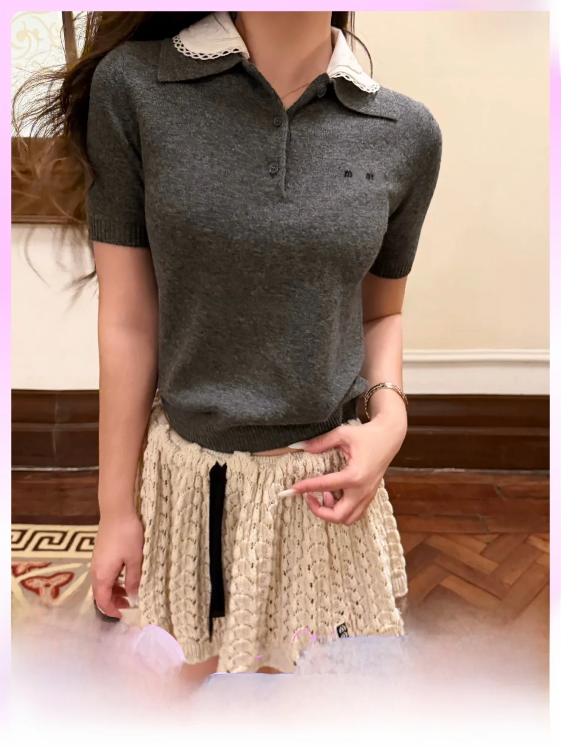 Intellectual Style Color Block Knitted Shirt Fake Two-Piece Doll Collar Casual Classic Business Leisure Long Sleeve
Intellectual Style Color Block Knitted Shirt Fake Two-Piece Doll Collar Casual Classic Business Leisure Long Sleeve