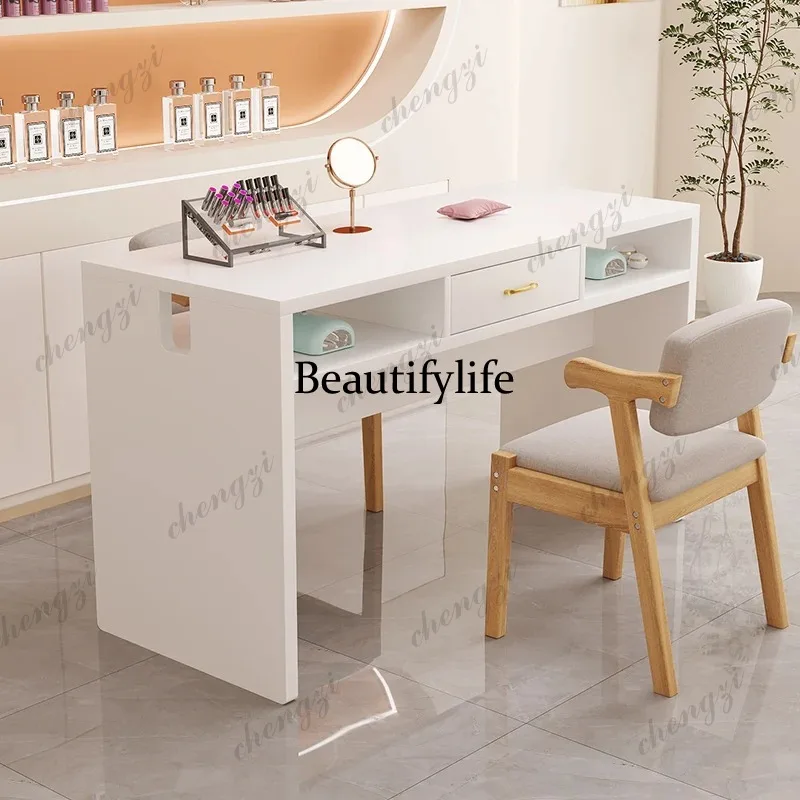 P182 Nordic Elegant Nail Desk Premium Trendy Aesthetic Classic Nail Desk Minimalist Design Table Ongle Manucure Salon Furniture
P182 Nordic Elegant Nail Desk Premium Trendy Aesthetic Classic Nail Desk Minimalist Design Table Ongle Manucure Salon Furniture