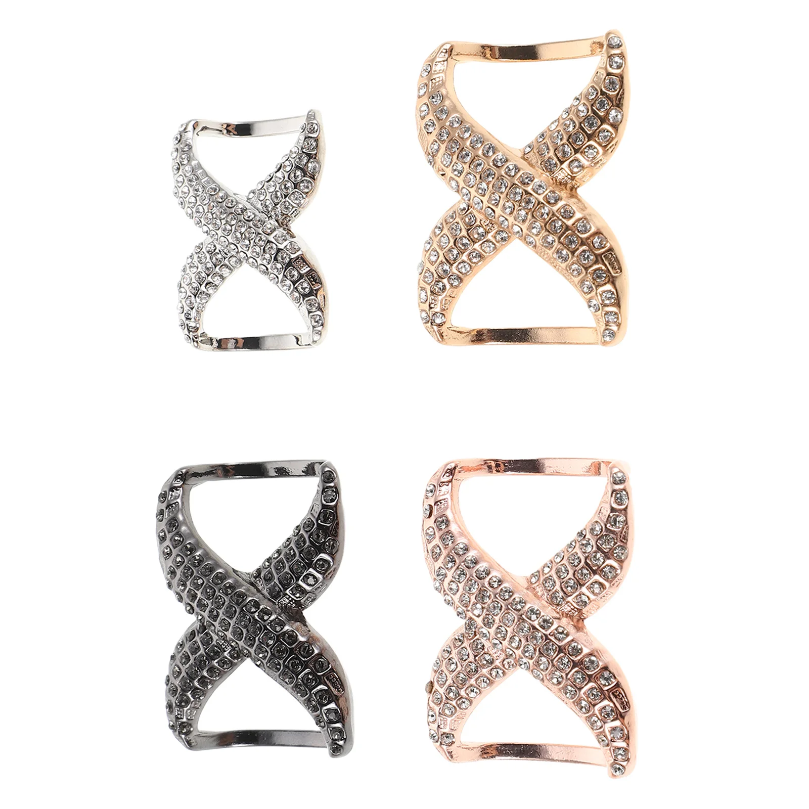 4Pcs Elegant Scarf Clip for Women: Rhinestone Bowknot Shawl Buckle Holder - Multi-Functional Scarf Clasp Decoration for Daily
4Pcs Elegant Scarf Clip for Women: Rhinestone Bowknot Shawl Buckle Holder - Multi-Functional Scarf Clasp Decoration for Daily