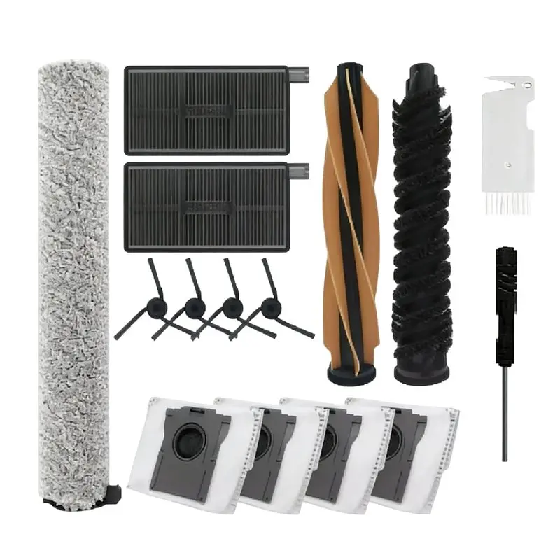 Аксессуары для робота-пылесоса Dreame Aqua 10 Ultra/Аqua 10 (15 шт.): основная и боковые щетки, фильтр для влажной уборки и мешки для сбора пыли
Аксессуары для робота-пылесоса Dreame Aqua 10 Ultra/Аqua 10 (15 шт.): основная и боковые щетки, фильтр для влажной уборки и мешки для сбора пыли