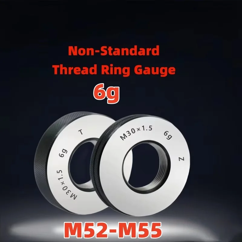 1SET(1*GO+1*NOGO) M52-M55 Non-Standard Metric Fine Tooth Thread Ring Gauge 6g Measure Tool M52 M53 X1.5 0.5 1.25 0.75 2
1SET(1*GO+1*NOGO) M52-M55 Non-Standard Metric Fine Tooth Thread Ring Gauge 6g Measure Tool M52 M53 X1.5 0.5 1.25 0.75 2