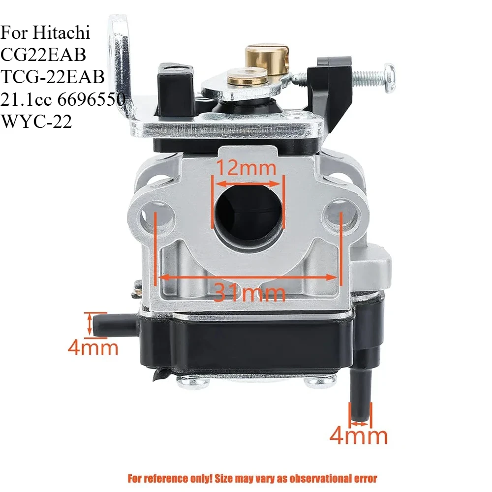 Suitable For Hitachi Trimmers & Blowers Carburetor Kit CG22EAB TCG-22EAB 21.1cc Engine - Replaces 6696550 WYC-22
Suitable For Hitachi Trimmers & Blowers Carburetor Kit CG22EAB TCG-22EAB 21.1cc Engine - Replaces 6696550 WYC-22