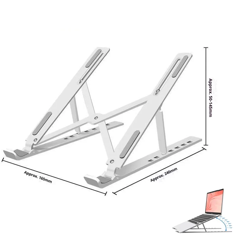 ABS Foldable Adjustable Laptop Stand Portable Notebook Holder Bracket For Macbook Air Pro Dell HP Lenovo 10-16 Inch
ABS Foldable Adjustable Laptop Stand Portable Notebook Holder Bracket For Macbook Air Pro Dell HP Lenovo 10-16 Inch