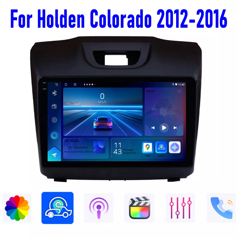 9'' For Holden Colorado 2012-2016 Car Radio Head Unit Apple Carplay Android Auto Intelligent System GPS 4-64GB Multimedia Player
9'' For Holden Colorado 2012-2016 Car Radio Head Unit Apple Carplay Android Auto Intelligent System GPS 4-64GB Multimedia Player