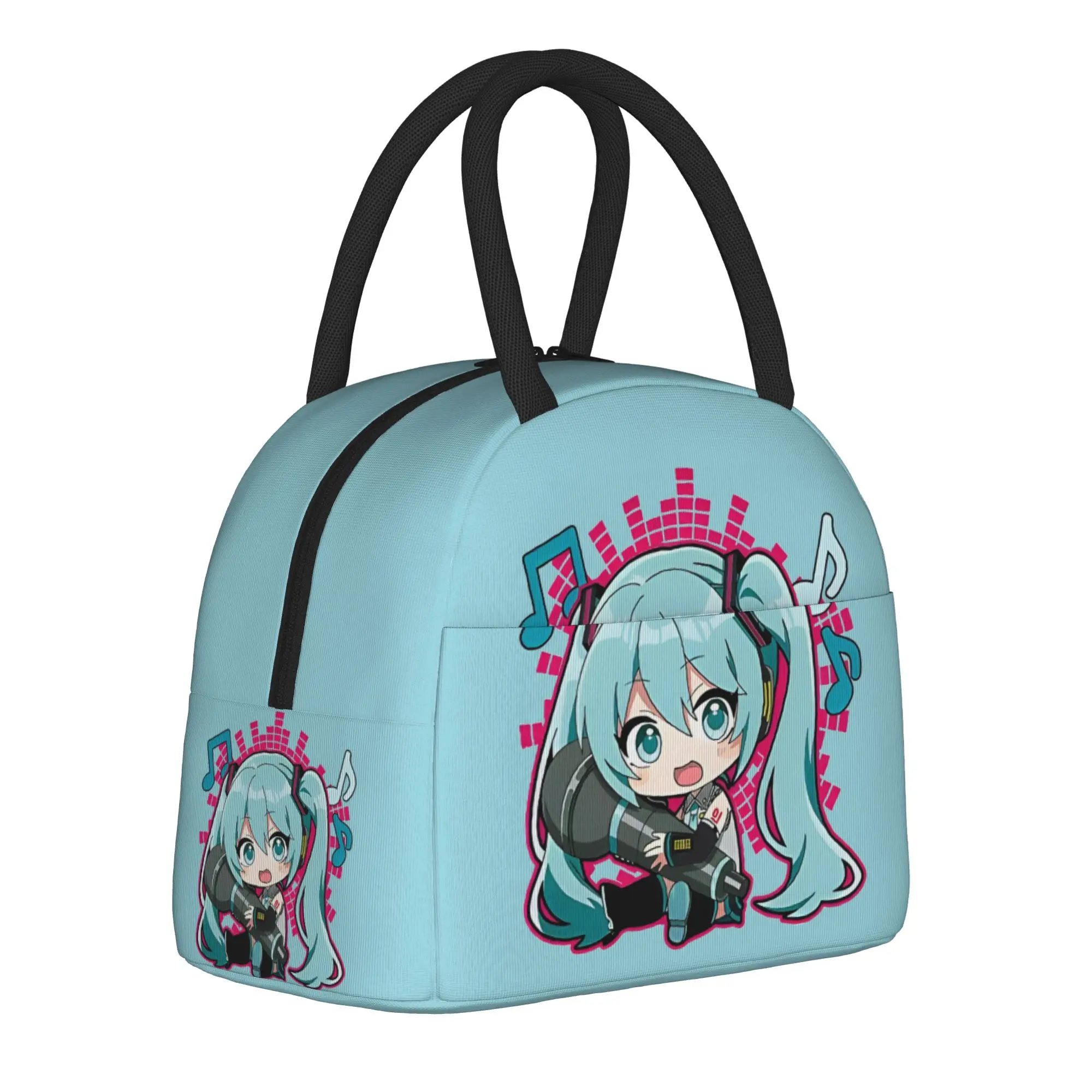Hatsunes Mikus Insulated Lunch Bag for Men Women Food Bag Portable Thermal Cooler Lunch Box For School Office
Hatsunes Mikus Insulated Lunch Bag for Men Women Food Bag Portable Thermal Cooler Lunch Box For School Office