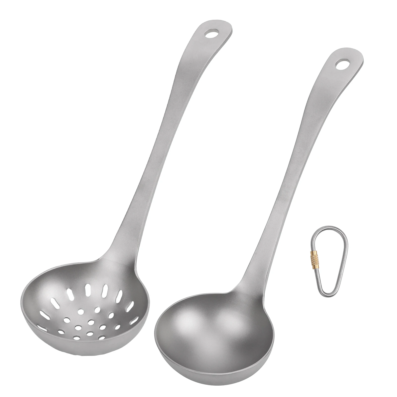 Long Handle Spoon Ti Camping Spoon Deepened Scoop Head Ergonomic Handle with Hanging Hole for Outdoor Picnic Cooking Kitchen
Long Handle Spoon Ti Camping Spoon Deepened Scoop Head Ergonomic Handle with Hanging Hole for Outdoor Picnic Cooking Kitchen