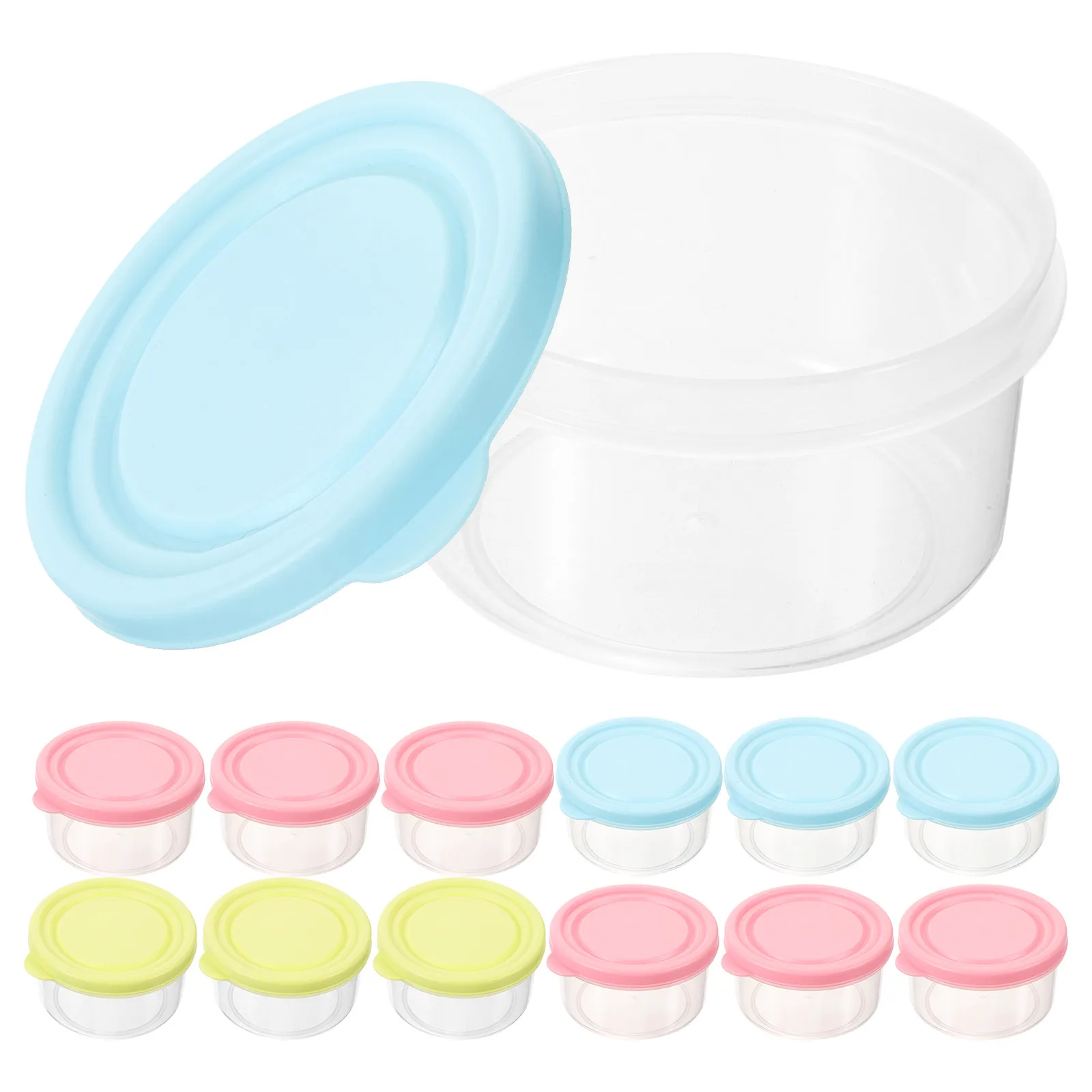 24 Pcs Mini Round Food Storage Container Containers Microwave Freezer Safe Baby Food Storage Boxes Reusable Plastic
24 Pcs Mini Round Food Storage Container Containers Microwave Freezer Safe Baby Food Storage Boxes Reusable Plastic