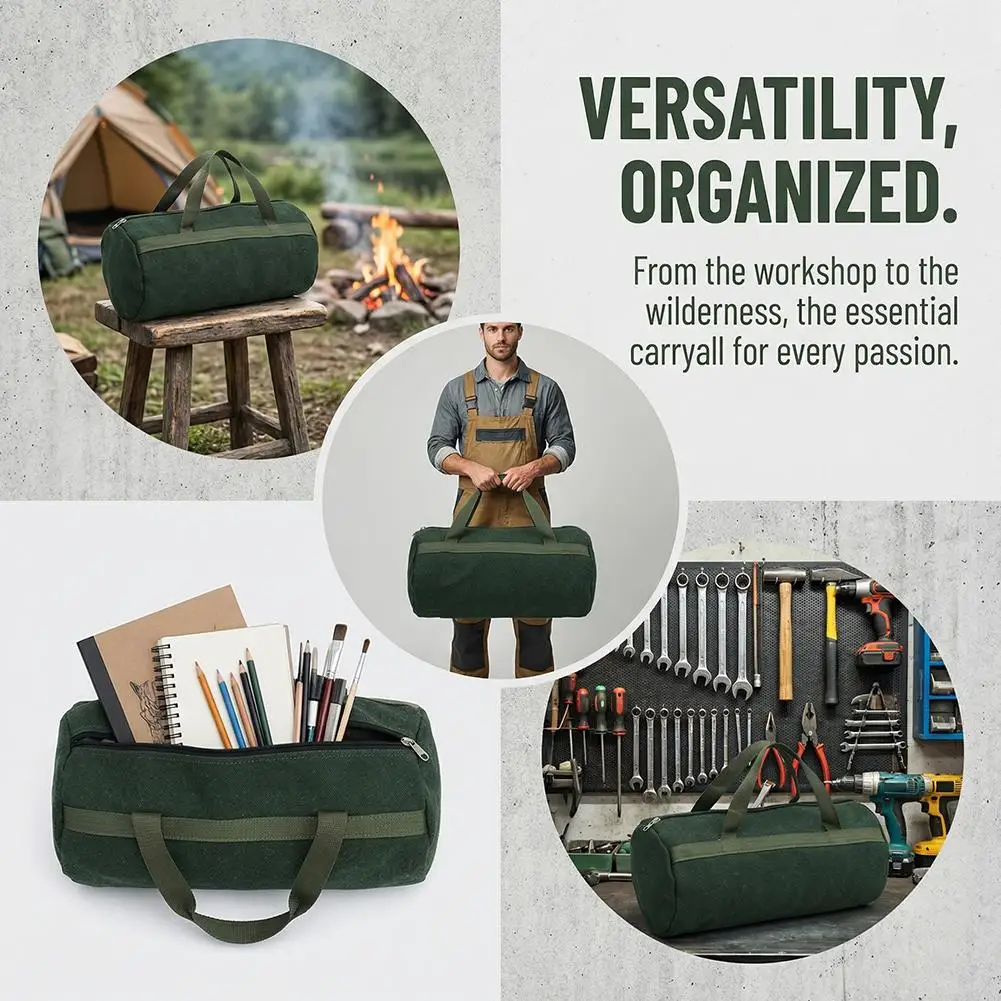 Tool Tote with Handle Easy to Carry Pouch Canvas Tool Storage Electrician Screwdrivers Bag Handbags Handbag Bags T0A5
Tool Tote with Handle Easy to Carry Pouch Canvas Tool Storage Electrician Screwdrivers Bag Handbags Handbag Bags T0A5