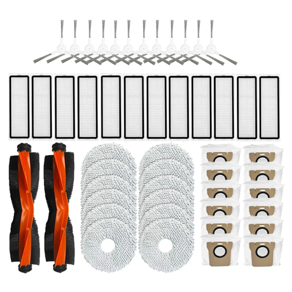 AB11-50 PCS Replacement Kit For Robot Vacuum X20 + / X20 Plus Parts Main Side Brush Hepa Filter Mop Cloth Dust Bag
AB11-50 PCS Replacement Kit For Robot Vacuum X20 + / X20 Plus Parts Main Side Brush Hepa Filter Mop Cloth Dust Bag