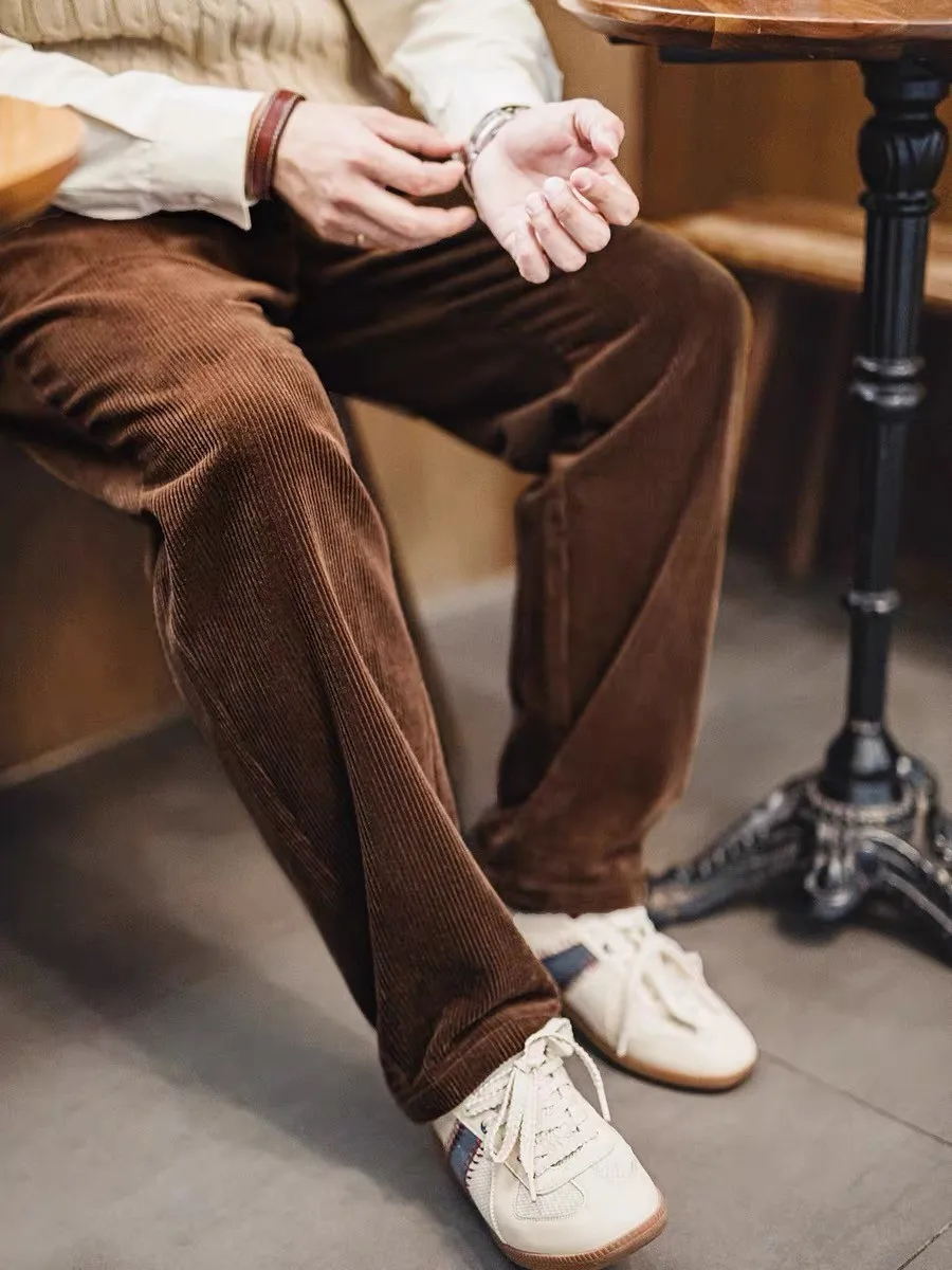 Maden Casual Cotton Corduroy Men's Pants Vintage American Workwear Straight Leg Long Trousers Autumn Winter Youth Active Sle
Maden Casual Cotton Corduroy Men's Pants Vintage American Workwear Straight Leg Long Trousers Autumn Winter Youth Active Sle