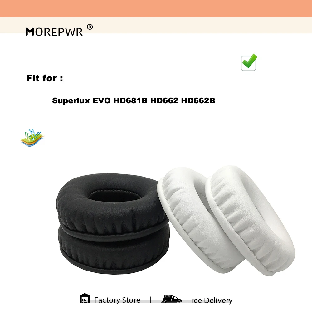 Morepwr New Upgrade Replacement Ear Pads for Superlux EVO HD681B HD662 HD662B Headset Parts Leather Cushion Velvet Earmuff
Morepwr New Upgrade Replacement Ear Pads for Superlux EVO HD681B HD662 HD662B Headset Parts Leather Cushion Velvet Earmuff
