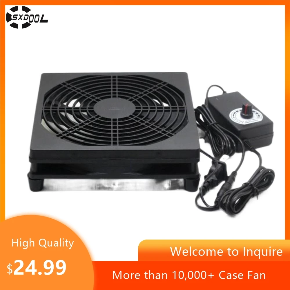 18CM 180x180x25mm Fan for Router, Power Amplifier Set-Top Box Broadband, with Speed Control, High Airflow for Electronic Cooling
18CM 180x180x25mm Fan for Router, Power Amplifier Set-Top Box Broadband, with Speed Control, High Airflow for Electronic Cooling
