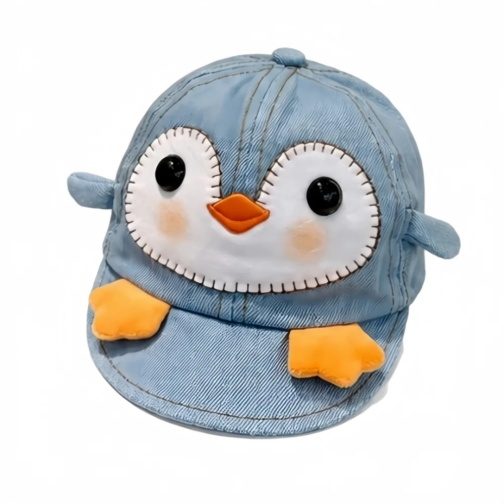 Denim Penguin Newborn Baseball Cap Adjustable Breathable Children's Cowboy Hat Cartoon Lightweight Baby Sun Hat For 6-20 Months
Denim Penguin Newborn Baseball Cap Adjustable Breathable Children's Cowboy Hat Cartoon Lightweight Baby Sun Hat For 6-20 Months