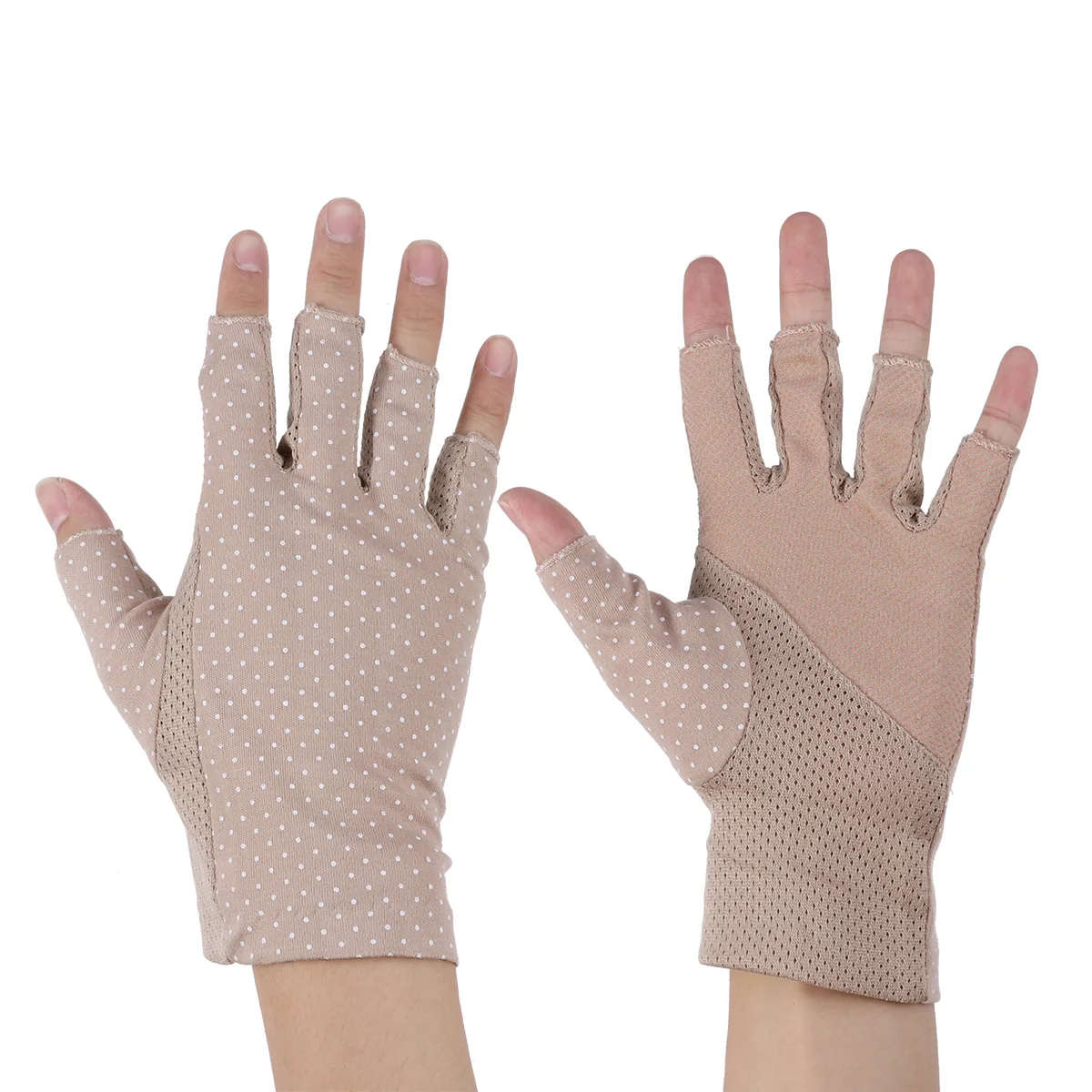 Uv Protection Lightweight Cotton Sunblock for Women Men Driving Cycling Non Slip Half Finger Outdoor Gloves Sunburn Protective
Uv Protection Lightweight Cotton Sunblock for Women Men Driving Cycling Non Slip Half Finger Outdoor Gloves Sunburn Protective