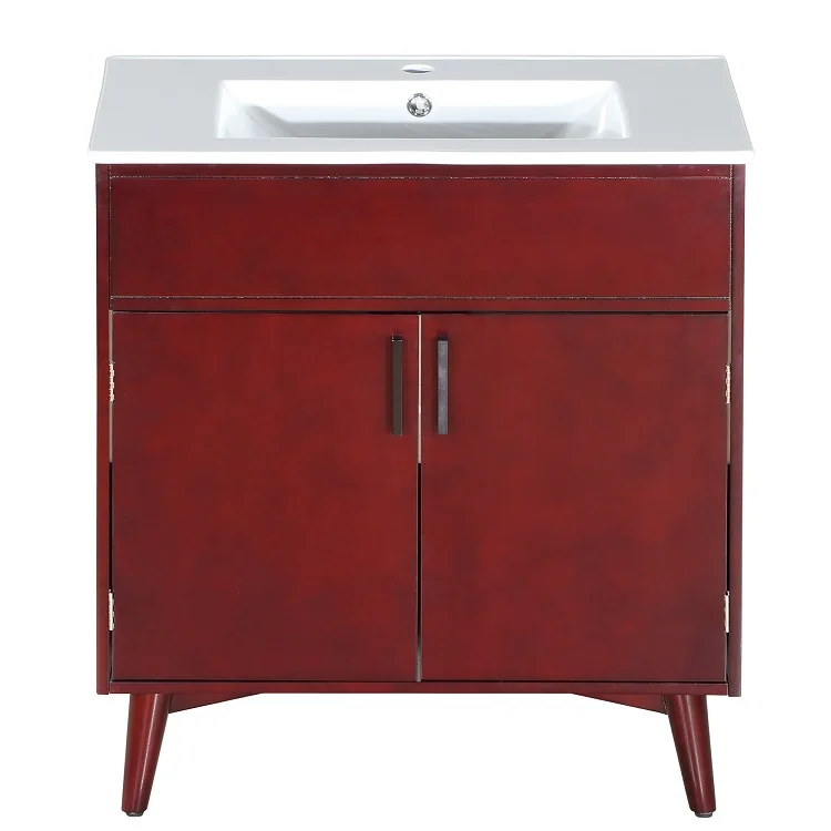 Sleek Design for Stylish Bathrooms Modern Wood Bathroom Vanity with Sink and Storage
Sleek Design for Stylish Bathrooms Modern Wood Bathroom Vanity with Sink and Storage