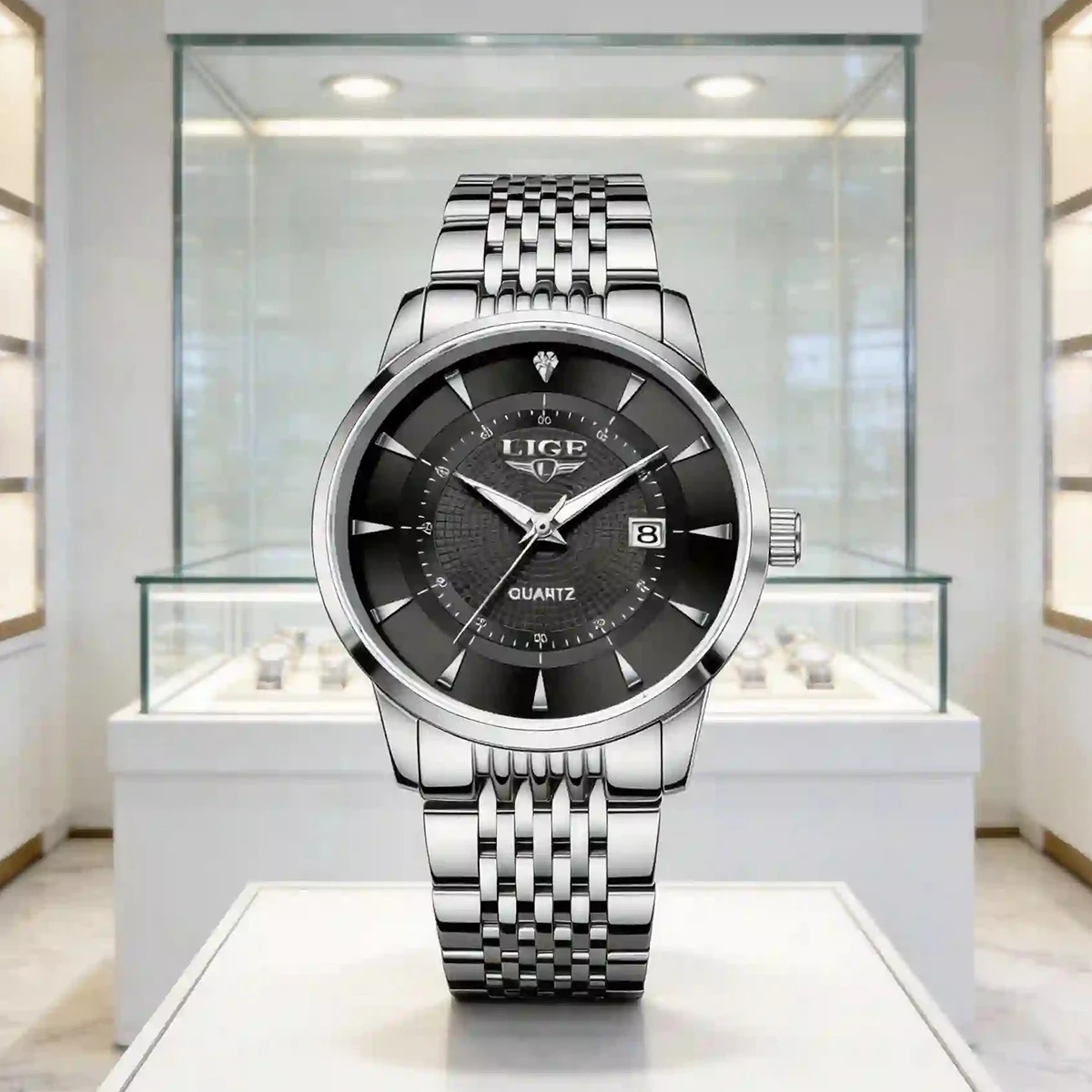 LIGE 2024 New Men Watch Stainless Steel Business Style Luxury Rhinestone Blue Gold Quartz Movement Wristwatch Relogios Masculino
LIGE 2024 New Men Watch Stainless Steel Business Style Luxury Rhinestone Blue Gold Quartz Movement Wristwatch Relogios Masculino